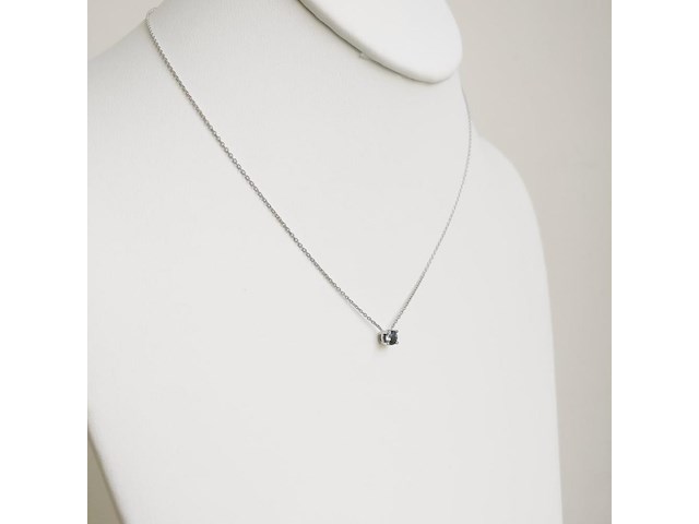 Necklace with pendant sapphire - afbeelding 3 van  6
