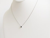 Necklace with pendant sapphire - afbeelding 4 van  6