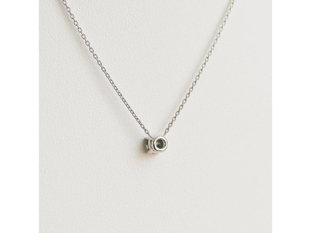 Necklace with pendant sapphire - afbeelding 5 van  6