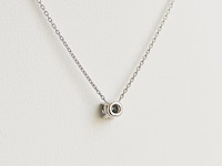 Necklace with pendant sapphire - afbeelding 5 van  6