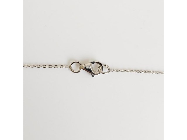 Necklace with pendant sapphire - afbeelding 6 van  6