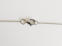 Necklace with pendant sapphire - afbeelding 6 van  6