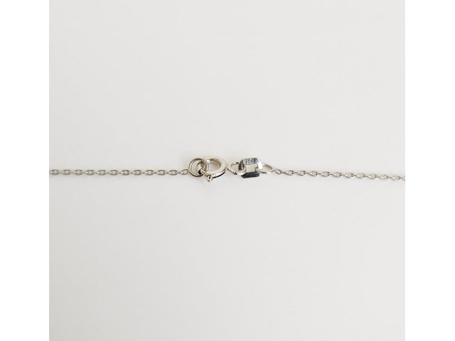 Necklace with pendant sapphire - afbeelding 6 van  7