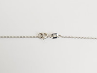 Necklace with pendant sapphire - afbeelding 6 van  7