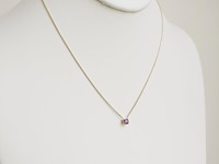 Necklace with pendant sapphire - afbeelding 4 van  6