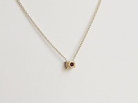 Necklace with pendant sapphire - afbeelding 5 van  6