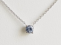 Necklace with pendant sapphire - afbeelding 1 van  6