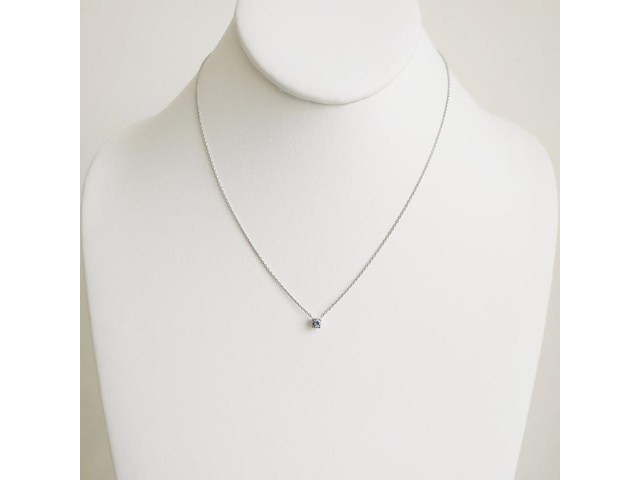 Necklace with pendant sapphire - afbeelding 2 van  6