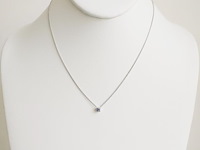 Necklace with pendant sapphire - afbeelding 2 van  6