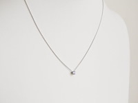 Necklace with pendant sapphire - afbeelding 3 van  6