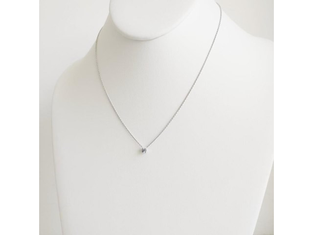 Necklace with pendant sapphire - afbeelding 4 van  6
