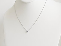 Necklace with pendant sapphire - afbeelding 4 van  6