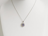 Necklace with pendant tanzanite - afbeelding 2 van  6