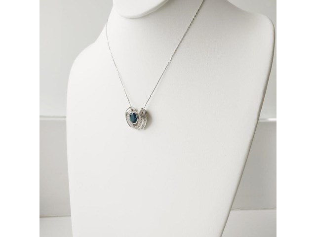 Necklace with pendant topaz - afbeelding 3 van  7