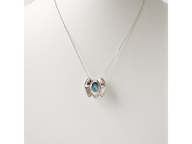 Necklace with pendant topaz - afbeelding 5 van  7