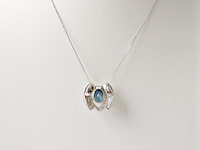 Necklace with pendant topaz - afbeelding 5 van  7