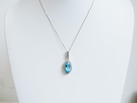 Necklace with pendant topaz - afbeelding 3 van  8