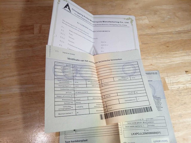 Neco - ad 125 - motorfiets - afbeelding 7 van  7