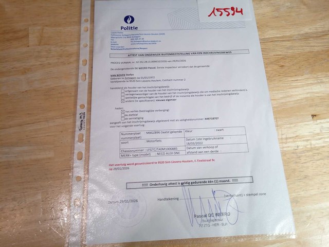 Neco - alex one - motorfiets - afbeelding 2 van  6