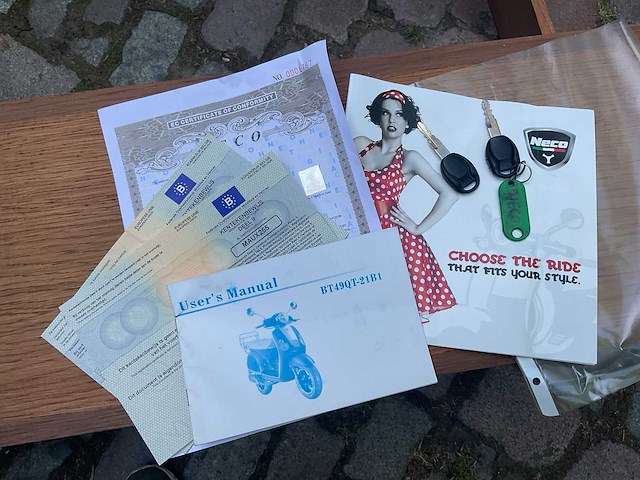 Neco bt125t-21 motorfiets - afbeelding 2 van  11