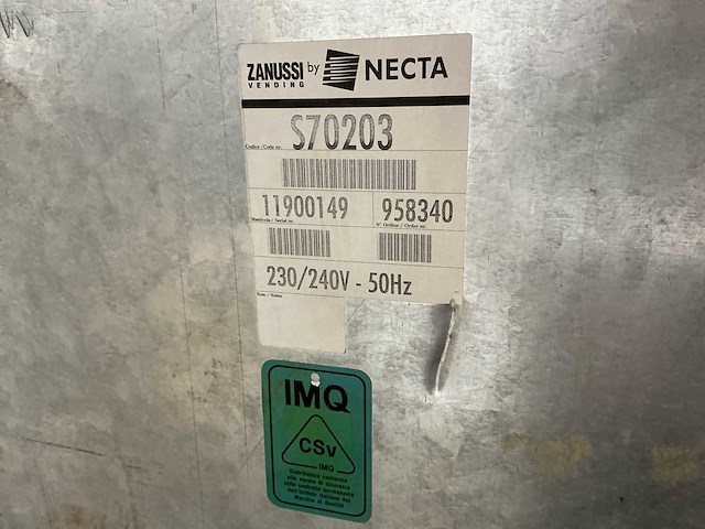 Necta zeta line frisdrank verkoopautomaat - afbeelding 5 van  14