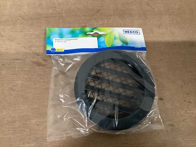 Nedco 627.014.25v aluminium schoepenrooster grijs (10x) - afbeelding 3 van  5
