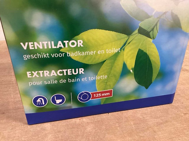Nedco badkamerventilator, 125 mm (7x) - afbeelding 2 van  3
