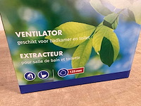 Nedco badkamerventilator, 125 mm (7x) - afbeelding 2 van  3