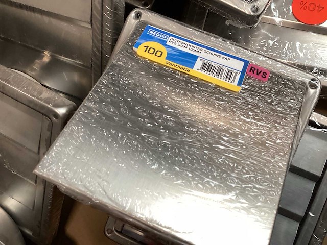 Nedco mix kavel diverse gevelkleppen rvs (20x) - afbeelding 3 van  5