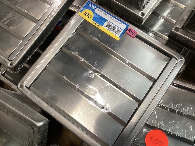 Nedco mix kavel diverse gevelkleppen rvs (20x) - afbeelding 4 van  5