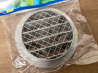 Nedco schoepenrooster aluminium met gaas (30x) - afbeelding 1 van  1