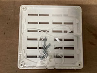 Nedco ventilatierooster 160x160 wit (39x) - afbeelding 2 van  3