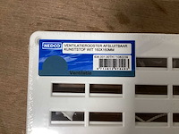 Nedco ventilatierooster 160x160 wit (39x) - afbeelding 3 van  3