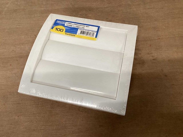 Nedco ventilatierooster kunststof 100 mm (10x) - afbeelding 1 van  3