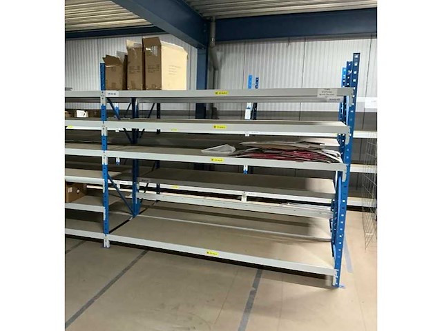 Nedcon grootvakstelling legbordstelling 7m lengte 80x200cm - afbeelding 1 van  2