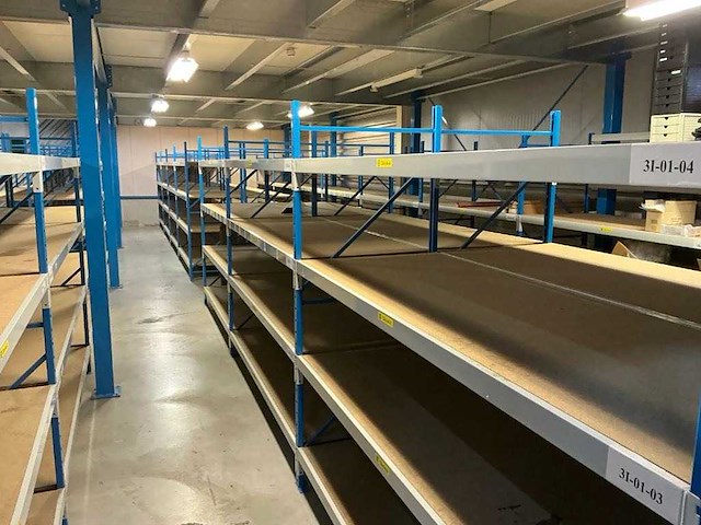Nedcon grootvakstelling legbordstelling 7m lengte 80x200cm - afbeelding 1 van  3