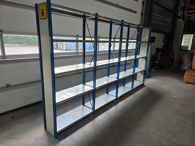 Nedcon legbordstelling 4m lengte 40x220cm - afbeelding 2 van  2