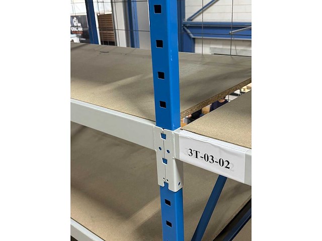 Nedcon magazijnstelling grootvakstelling legbordstelling 6m lengte 80x200cm - afbeelding 5 van  6