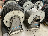 Nederman diverse afzuig slanghaspels (4x)