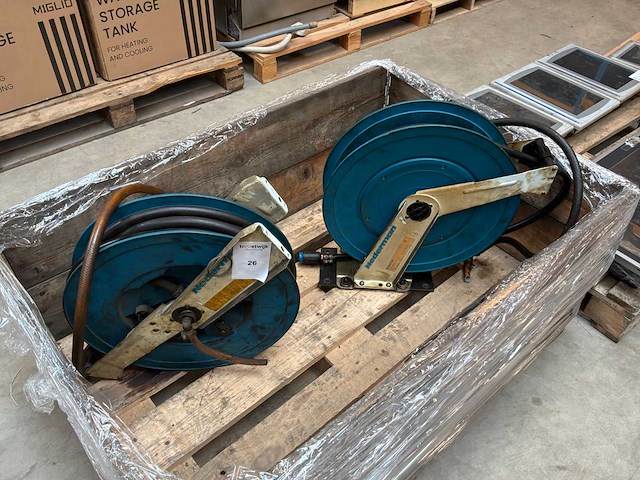 Nederman luchtslanghaspel (2x) - afbeelding 1 van  9