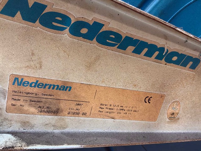 Nederman luchtslanghaspel (2x) - afbeelding 4 van  9