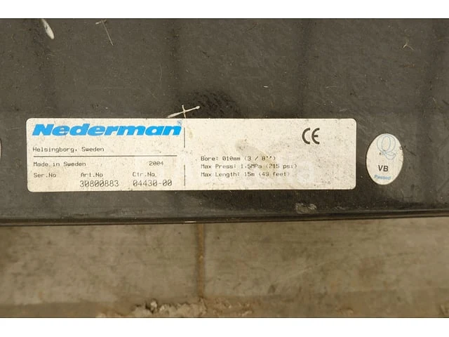 Nederman perslucht slanghaspel - afbeelding 1 van  7