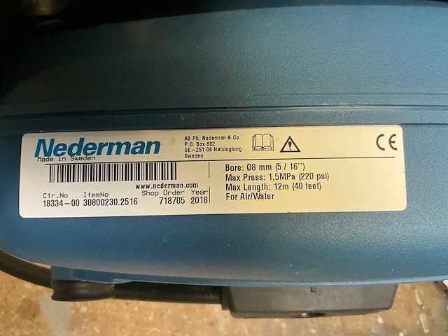 Nederman persluchthaspel - afbeelding 4 van  4