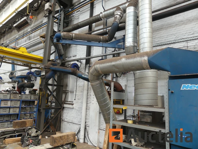Nedermann rookafzuigsysteem met 2 afzuigarmen - ref 102 nieuwe inventaris (ref:010199-000109) - afbeelding 5 van  14