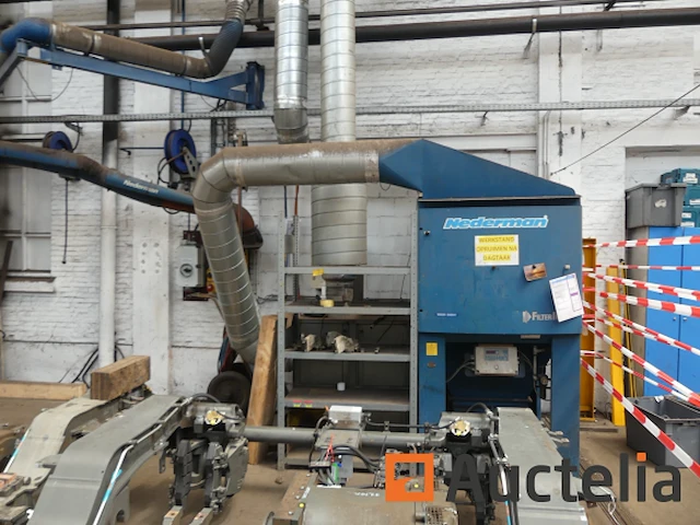 Nedermann rookafzuigsysteem met 2 afzuigarmen - ref 102 nieuwe inventaris (ref:010199-000109) - afbeelding 1 van  14