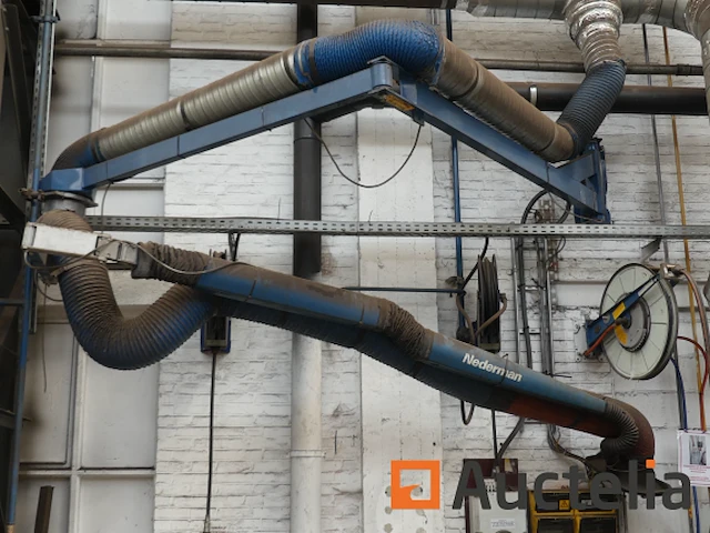 Nedermann rookafzuigsysteem met 2 afzuigarmen - ref 102 nieuwe inventaris (ref:010199-000109) - afbeelding 8 van  14