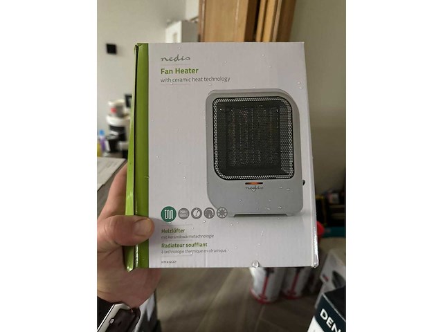 Nedis htfa12cgy heater (2x) - afbeelding 1 van  1