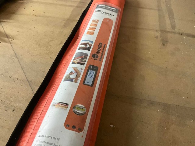 Nedo winkeltronic 600 elektronische waterpas gradenmeter - afbeelding 1 van  5