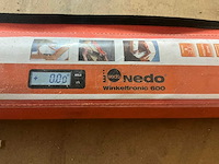Nedo winkeltronic 600 elektronische waterpas gradenmeter - afbeelding 2 van  2