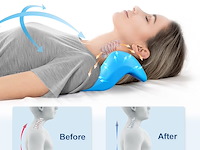 Nek- en schouderontspanner met massagetip voor de bovenrug, beige - afbeelding 6 van  6